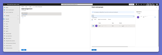 Assign users 1.5