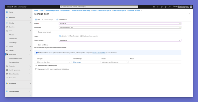 Entra complete application configuration 3