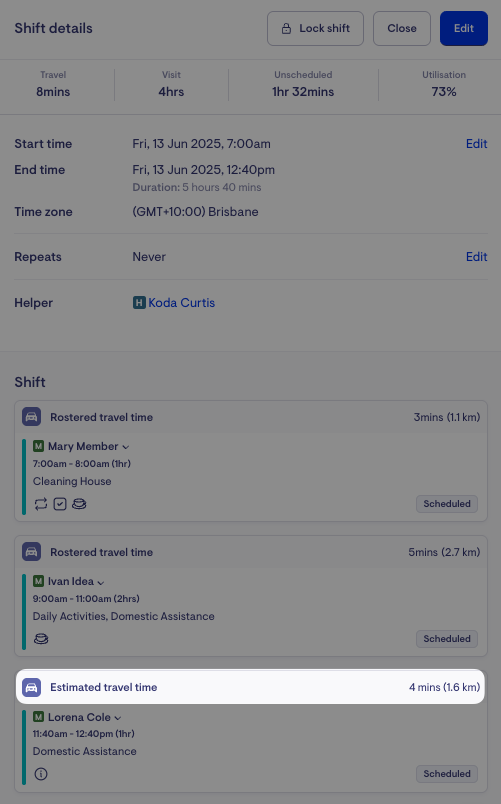 Provider Travel and Client Transport in Lookout
