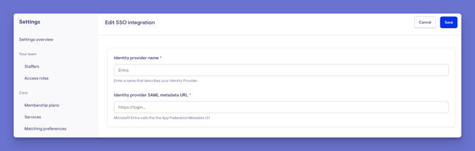 Lookout configure sso 2