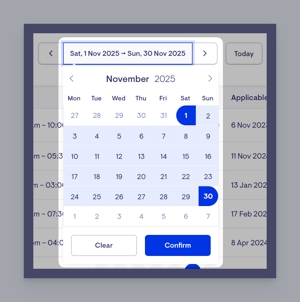NEW -date picker