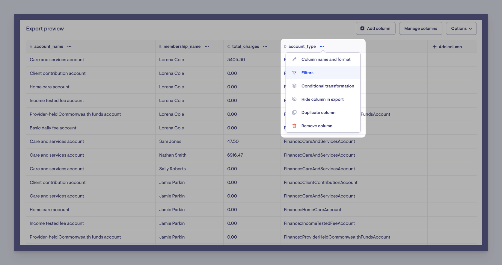 Client contributions and Support at Home
