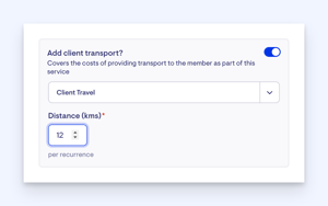 add client transport