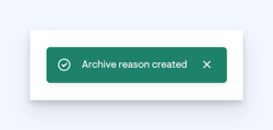 archive green popup