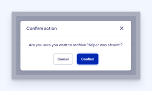 archive visit cancellation confirmation