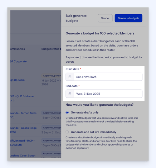 bulk generate
