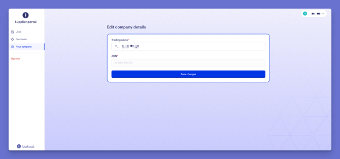 edit company settings
