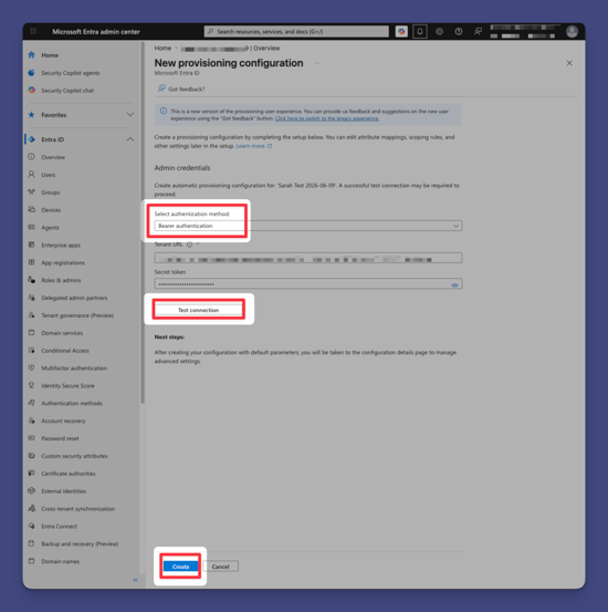 enable provisioning - new user experience 3 v2