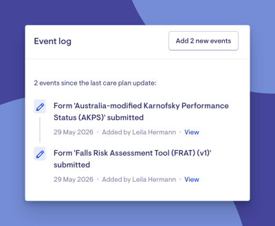 event log