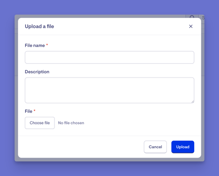 file upload choose file
