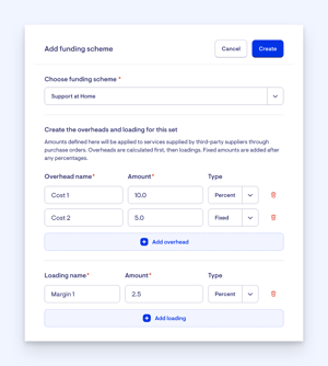 funding scheme w no example