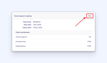 home support ongoing