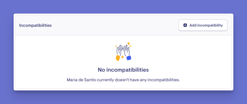 incompatability
