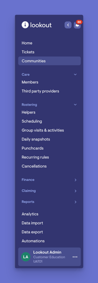 main nav menu