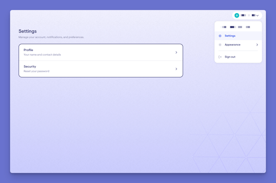 new additional settings