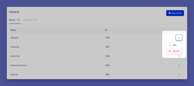 new archive cohort