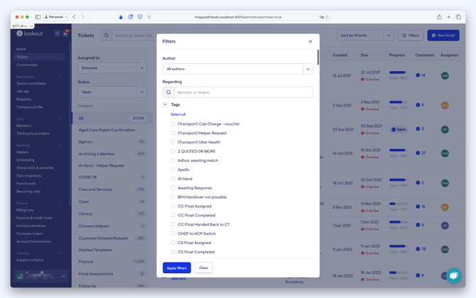 new filter opened v2