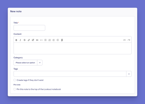 new helper note
