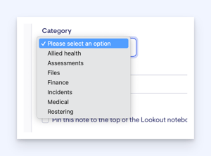 notebook - categories