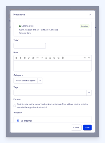 notebook - checkout add to notebook