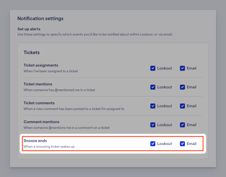notification settings