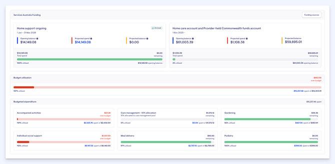 ongoing overspend but excess