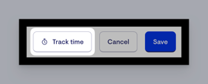 time tracking - track time button