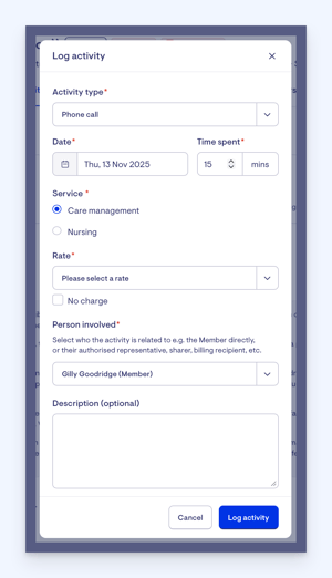 time tracking service addition